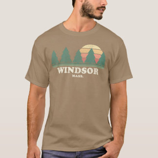 Windsor Ma Vintagehrowbackee Retro 70Tals vän T Shirt