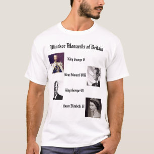 Windsor monarker av England Tee Shirt