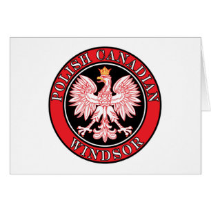 Windsor Poland Canadian Eagle Hälsningskort
