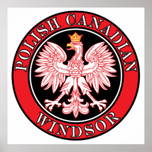 Windsor Poland Canadian Eagle Poster