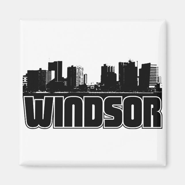 Windsor Skyline Magnet (Framsidan)