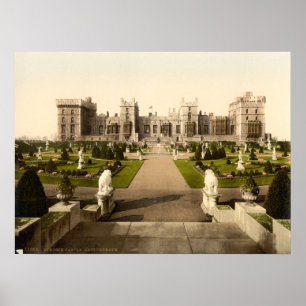 Windsor slott mig, Berkshire, England Poster