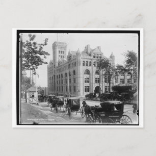 Windsor St. Station, Montreal, Kanada Vintage Vykort