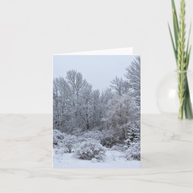Windsor Winter White jul Helgkort (Framsida)