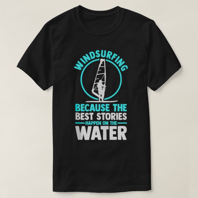 Windsurf Windsurfer Windsurfing 14 T Shirt (Design framsida)