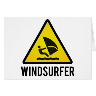 Windsurfer Hälsningskort