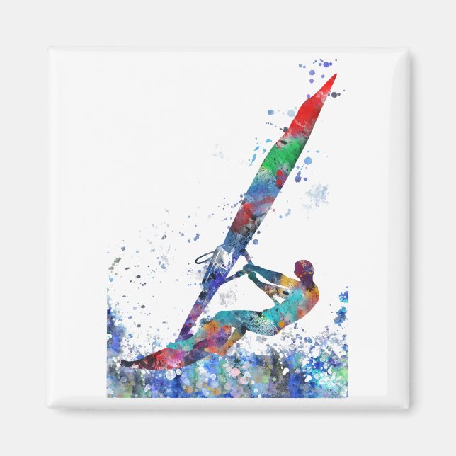 Windsurfer Magnet (Framsidan)