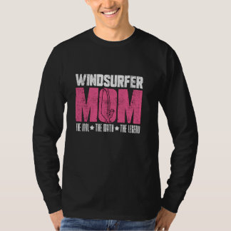 Windsurfer Mamma Idol the Myth Surfboard Älskare W T Shirt