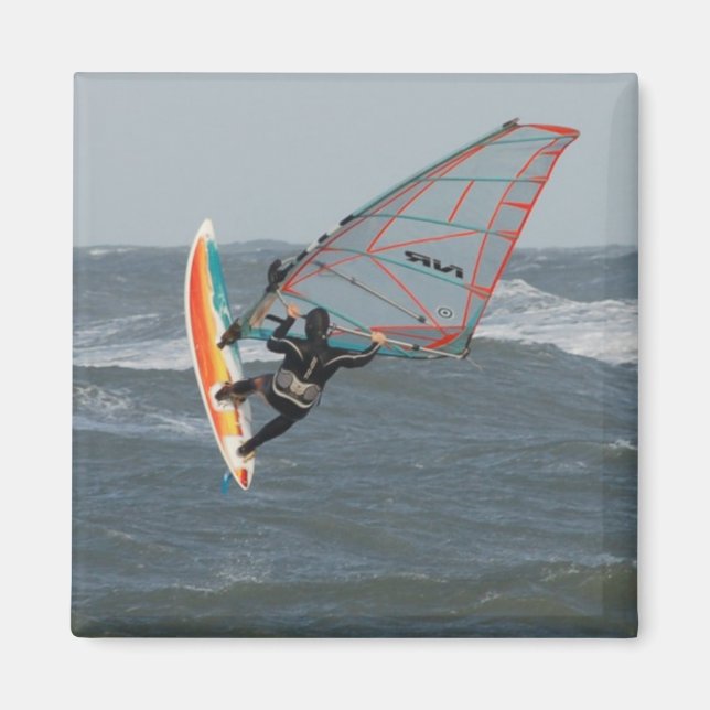 Windsurfer - North Jytland, Danmark Magnet (Framsidan)