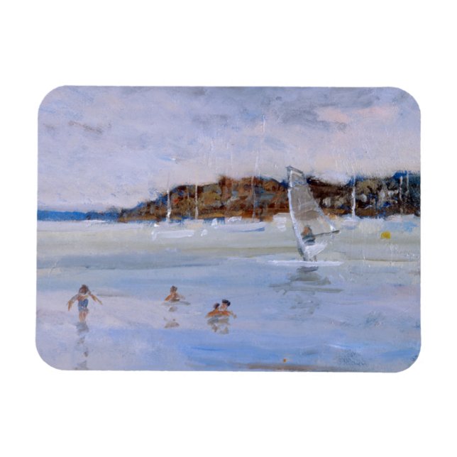 Windsurfer och Bathers Magnet (Horisontell)