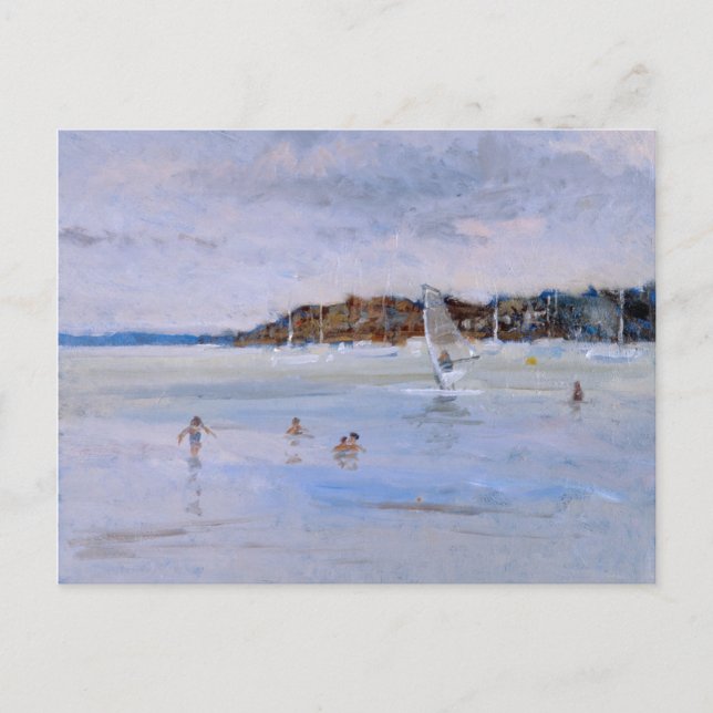 Windsurfer och Bathers Vykort (Framsida)