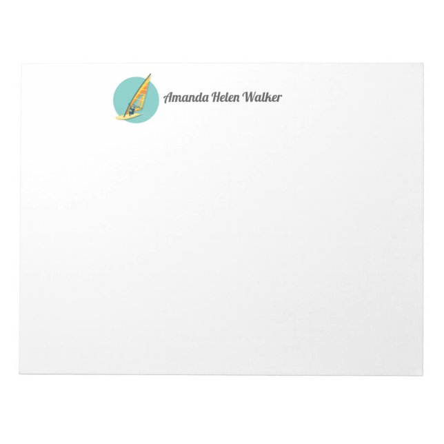 Windsurfing Anteckningsblock (Framsida)