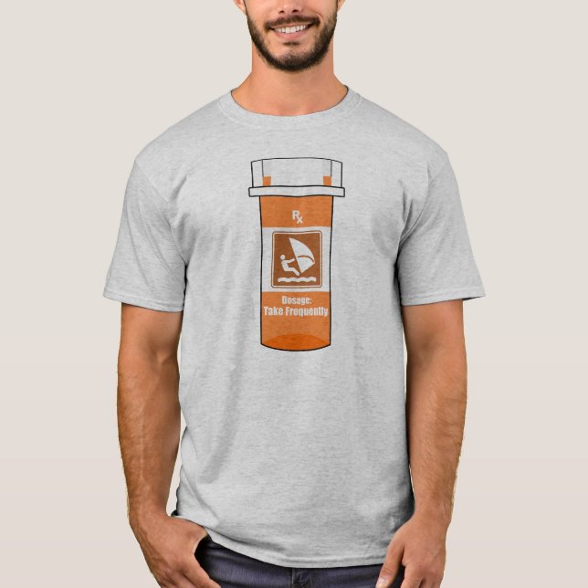 Windsurfing Är Min Drog T Shirt (Framsida)