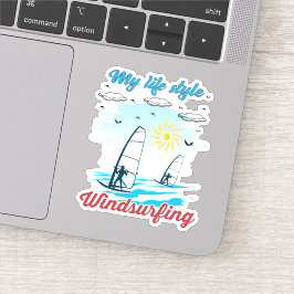Windsurfing är mitt liv Stil Klistermärken