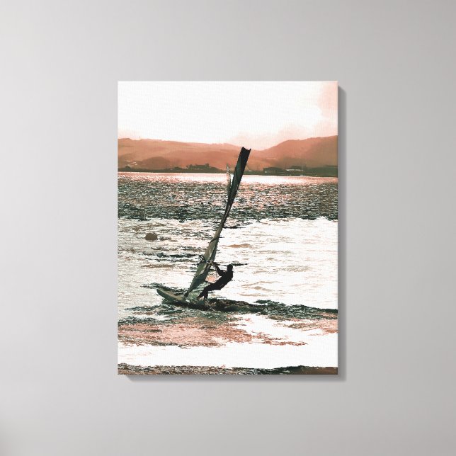 WINDSURFING CANVASTRYCK (Framsida)