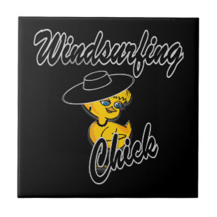 Windsurfing-Chick nr 4 Kakelplatta