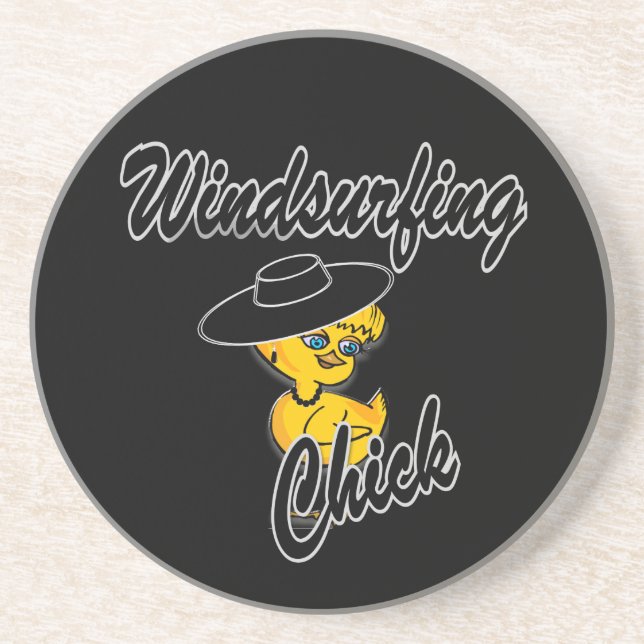 Windsurfing-Chick nr 4 Underlägg Sandsten (Framsidan)