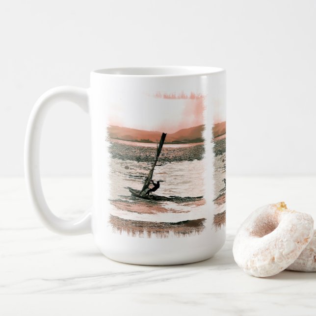 WINDSURFING COFFEE MUGG (Med munk)