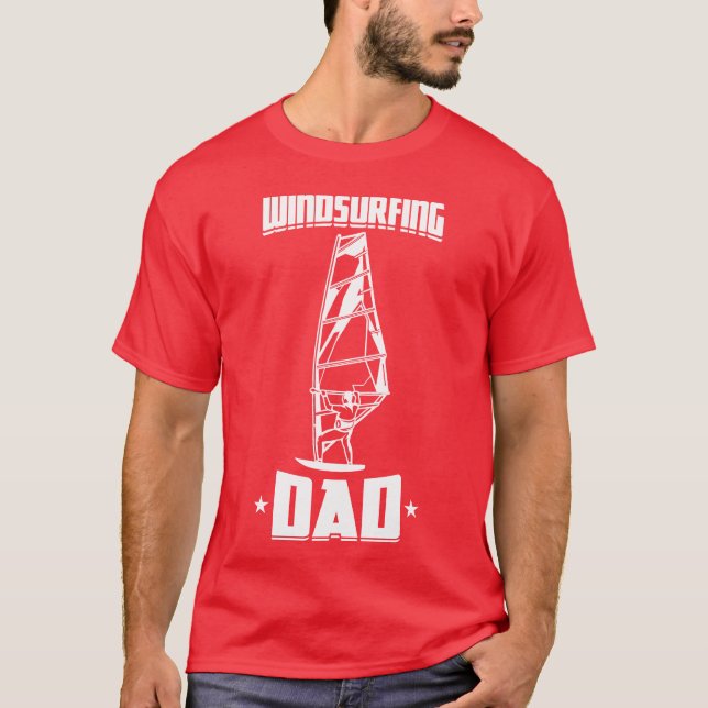 Windsurfing Far retro T Shirt (Framsida)