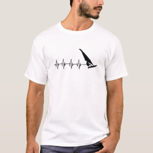 Windsurfing Heartslag - Windsurf hjärtslag T Shirt