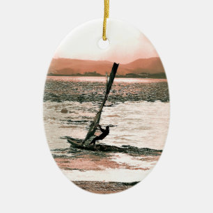 WINDSURFING JULGRANSPRYDNAD KERAMIK