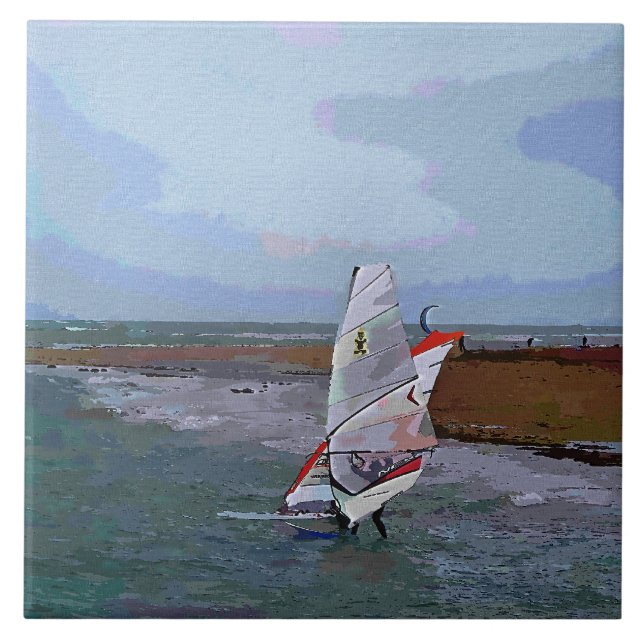 WINDSURFING KAKELPLATTA (Framsidan)