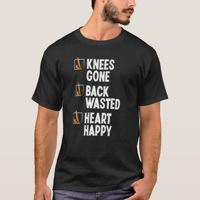 Windsurfing Knäskada Ryggkirurgi Rolig Windsur T Shirt (Framsida)