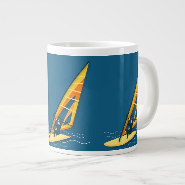 Windsurfing Kopp Jumbo Mugg (Framsida höger)