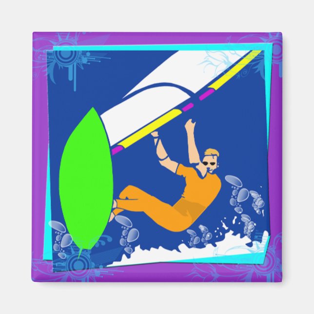 Windsurfing Magnet (Framsidan)