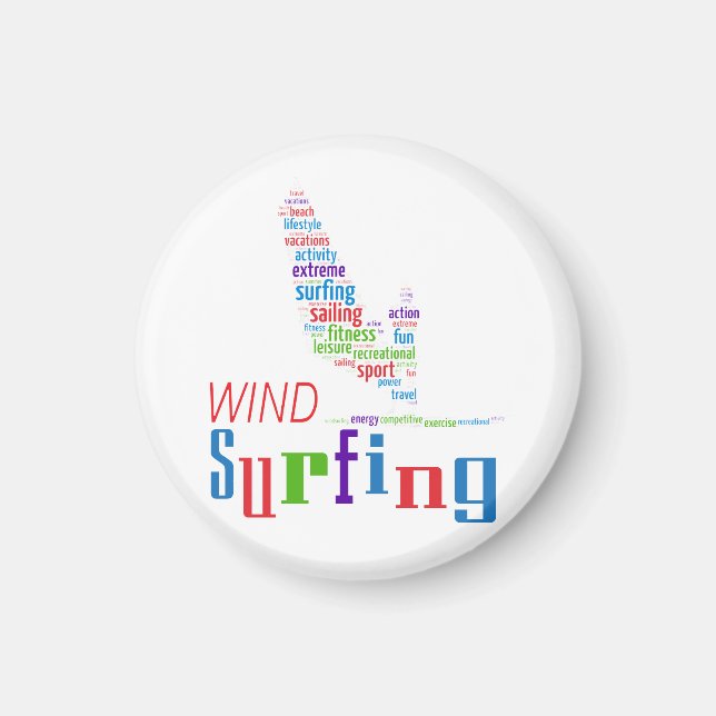 Windsurfing Magnet (Framsidan)