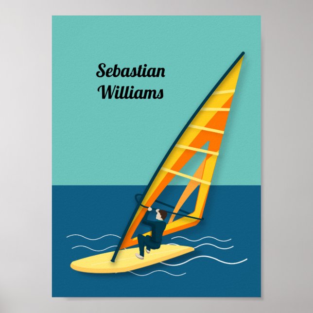 Windsurfing Poster (Framsidan)