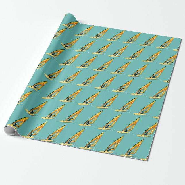 Windsurfing Presentpapper (Utrullad)