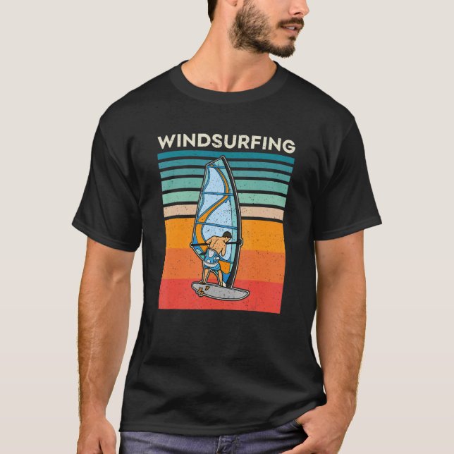 Windsurfing Sailing Surfing Sea Saying T Shirt (Framsida)