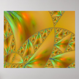 Windsurfing Sierpinski Triangle Fractal Art Skriv Poster