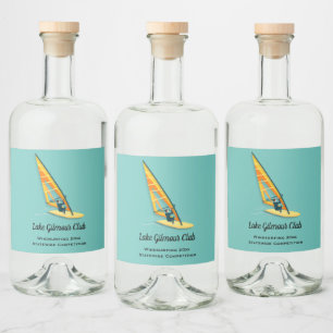 Windsurfing Spritflaskor Etikett