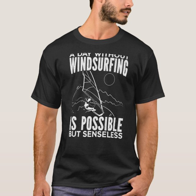 Windsurfing Surfing Board Vatten sport 14 T Shirt (Framsida)