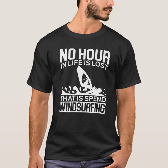 Windsurfing Surfing Board Vatten sport 2 T Shirt (Framsida)