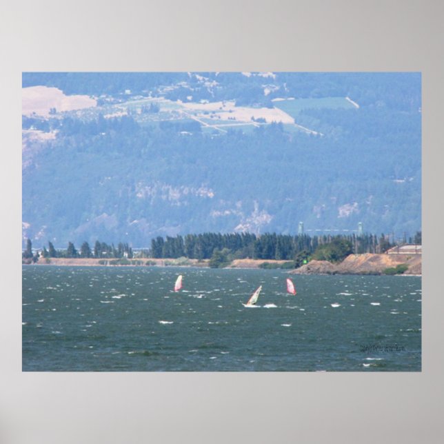 Windsurfing the Gorge Poster (Framsidan)