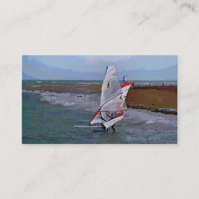 WINDSURFING VISITKORT (Framsida)