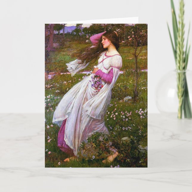 Windsweg av John William Waterhouse Kort (Framsida)