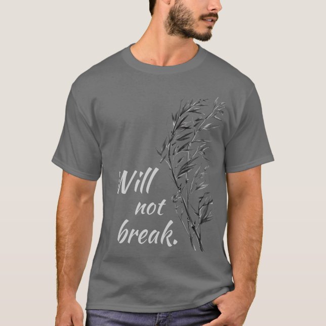 Windswept Bamboo, bent bamboo T Shirt (Framsida)