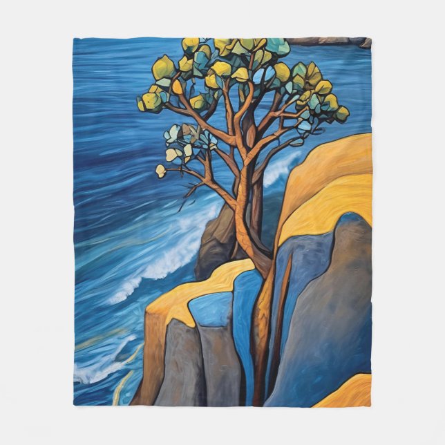 Windswept Serenity Fleecefilt (Framsidan)