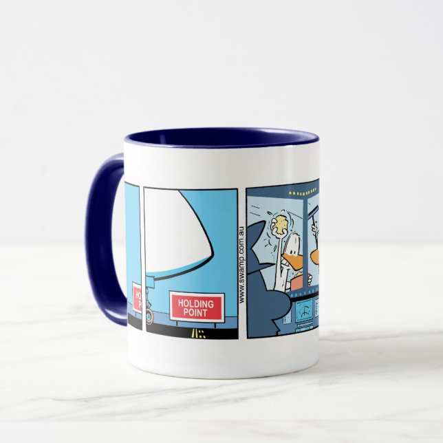 Windvakt Cleaners fynt Pilot Aviation Mugg (Framsida vänster)