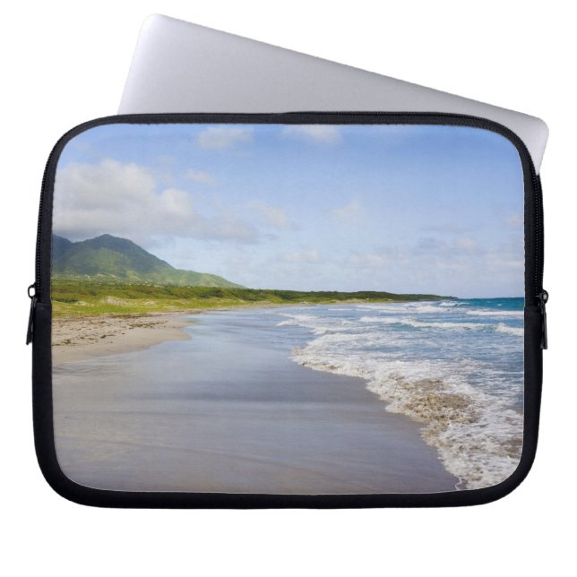 Windward Beach, Nevis Laptop Sleeve (Framsidan)