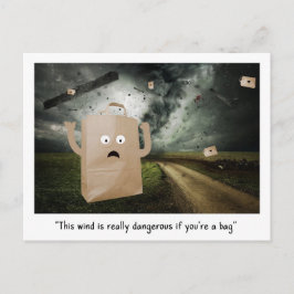 Windy Bag Vykort
