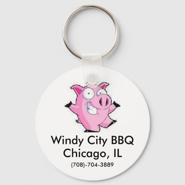 Windy City BBQ Nyckelring (Framsida)