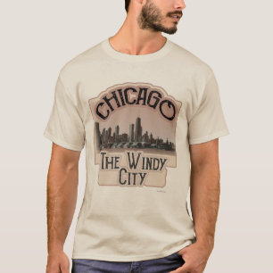 Windy City Chicago Slogan T Shirt