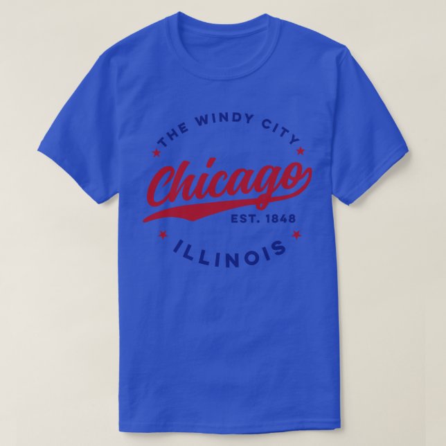 Windy City Chicago T Shirt (Design framsida)