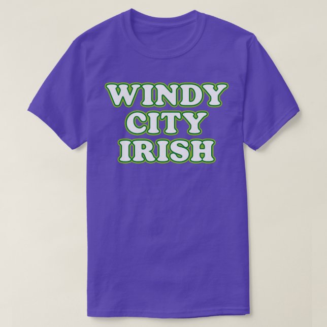 Windy City Irish TShirt T Shirt (Design framsida)