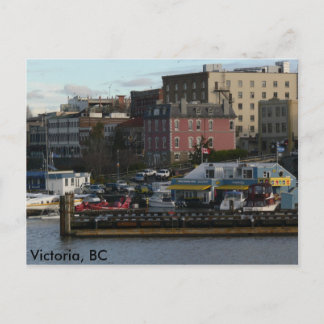 Windy Road Victoria, BC Postcard Vykort